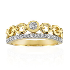 Anello in oro con Diamante IF (D)