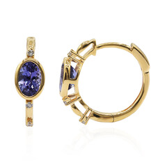Orecchini in oro con Tanzanite AAA