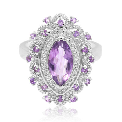 Anello in argento con Ametista