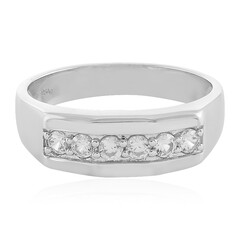 Anello da uomo in argento con Zircone