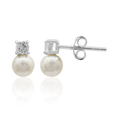 Orecchini in argento con Perla di Acqua Dolce
