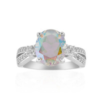 Anello in argento con Quarzo Moonlight