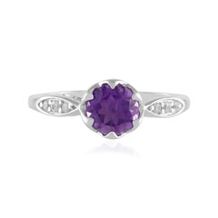 Anello in argento con Ametista Siberiana