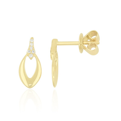 Orecchini in oro con Diamante Flawless (F) (LUCENT DIAMONDS)
