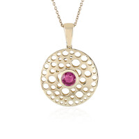 Collana in oro con Zaffiro Rosa del Madagascar (Ornaments by de Melo)