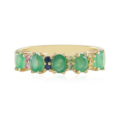 Anello in argento con Smeraldo Socoto