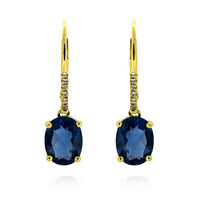 Orecchini in argento con Fluorite Cangiante
