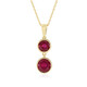 Collana in argento con Rubino del Madagascar