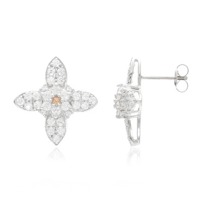 Orecchini in argento con Andalusite