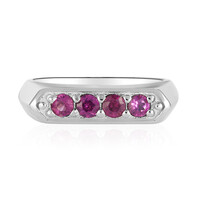Anello in argento con Rodolite