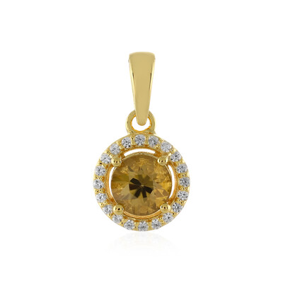 Ciondolo in argento con Zircone Giallo