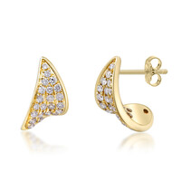 Orecchini in oro con Diamante I1 (H) (CIRARI)