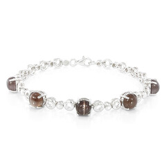 Bracciale in argento con Scapolite Occhio di Gatto