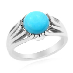 Anello in argento con Turchese Sleeping Beauty (Anne Bever)