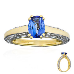 Anello in oro con Tanzanite