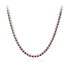 Collana in argento con Granato