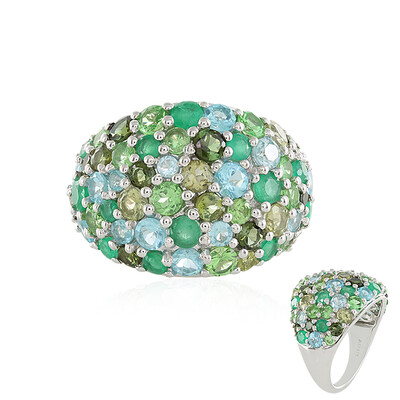 Anello in oro con Tormalina Verde (KM by Juwelo)