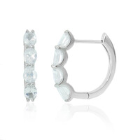 Orecchini in argento con Quarzo Blue Moon