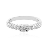 Anello in argento con Diamante PK (J)