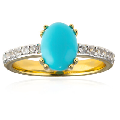 Anello in argento con Turchese Sleeping Beauty