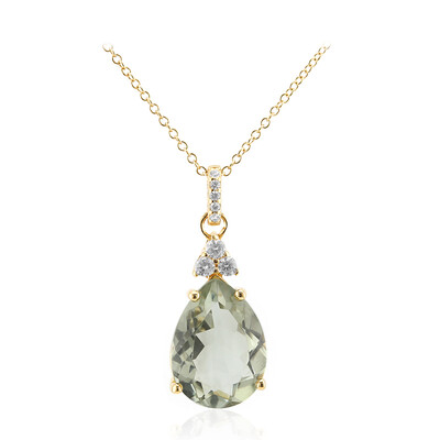 Collana in argento con Ametista Verde