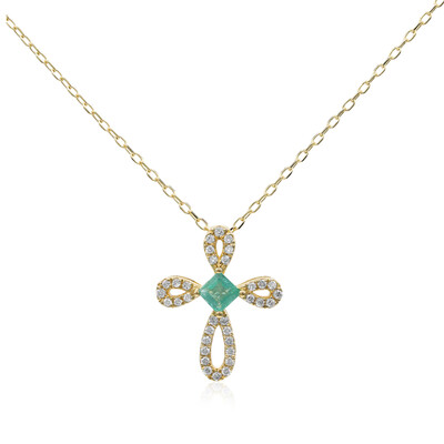Collana in oro con Smeraldo Zambia AAA (CIRARI)