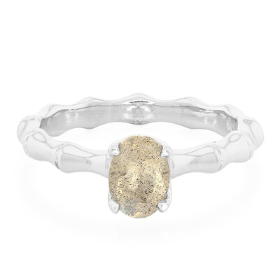 Anello in argento con Labradorite