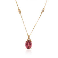 Collana in oro con Tormalina Neon del Congo (Smithsonian)