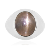 Anello in argento con Pietra del Sole Occhio di Gatto