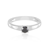 Anello in argento con Diamante Nero