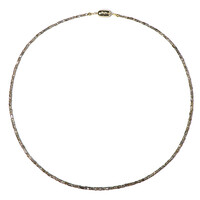 Collana in oro con Diamante Champagne