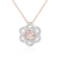 Collana in argento con Morganite