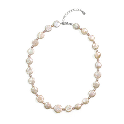 Collana in argento con Perla Keshi (TPC)