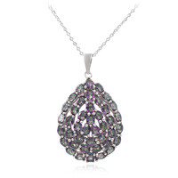 Collana in argento con Quarzo Mistico