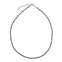 Collana in argento con Rubino