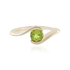 Anello in oro con Tormalina Verde (AMAYANI)