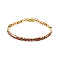 Bracciale in argento con Granato Mozambico