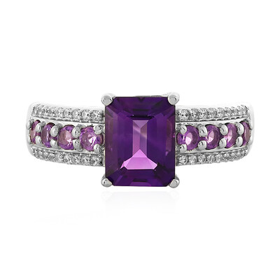 Anello in argento con Ametista Boliviana