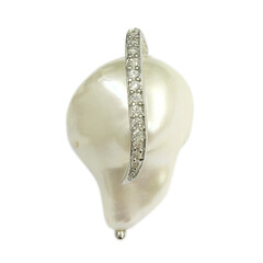 Ciondolo in argento con Perla di Acqua Dolce
