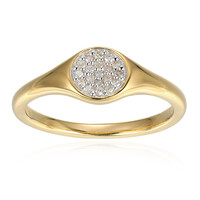 Anello in argento con Diamante I3 (I)