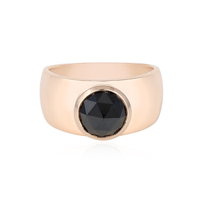 Anello in oro con Diamante Nero (KM by Juwelo)