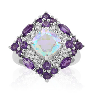 Anello in argento con Quarzo Moonlight