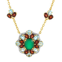 Collana in argento con Onice