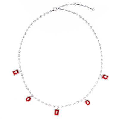 Collana in oro con Diamante SI1 (H) (de Melo)