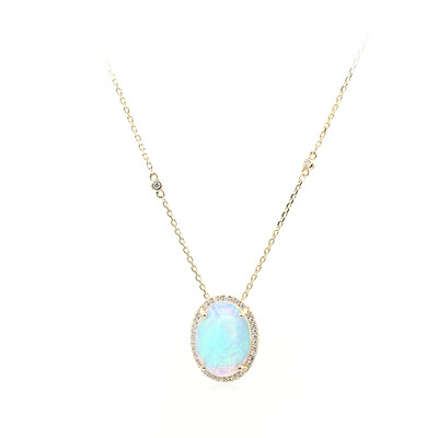 Collana in oro con Opale di Welo AAA (CIRARI)