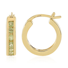 Orecchini in argento con Peridoto