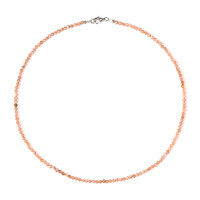 Collana in argento con Rodocrosite