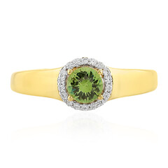 Anello in argento con Demantoide Russo