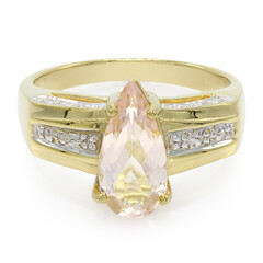 Anello in argento con Morganite Nigeriana