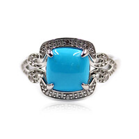 Anello in argento con Turchese Sleeping Beauty (Faszination Türkis)